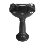 Takara Belmont (OS)  #300 Pedestal Cultured Marble Shampoo Bowl and #550 "Dial Flo" Single Lever Control