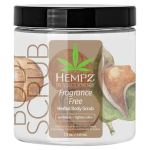 Hempz Fragrance Free Herbal Sugar Scrub 7.3oz