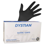 Dystian Black Nitrile Gloves Small 100/box