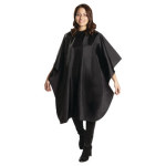 Dannyco 360 Black Snap-Closure Cutting Cape