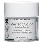 Creative Nail Design Perfect Color White Powder  .8OZ