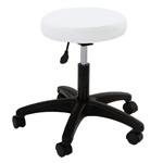 Silhouet-Tone Round Air-Lift Stool White 413354