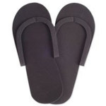 Black Foam Pedicure Slippers (12)