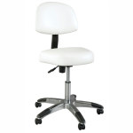 Silhouet-Tone Comfort Rounded Stool Deluxe with Backrest
