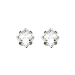 Inverness 3mm Square CZ #112 Earring