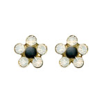 Inverness Flower Martinique Earring 24KT GP #835
