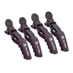 First Lady ACC8227 Mini Croc Clips (Black/Purple)