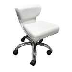 Golden Devon (OS) White 5811 Pedicure Stool