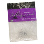 CLEAR HAIR ELASTICS (150) BAG EMMERSON