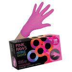 Framar Pink Paws Disposable Nitrile Gloves
