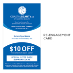 Coastal Beauty Re-engagement Cards