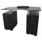 Golden Devon (OS) Manicure Table Black GD-3453