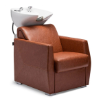 Lanvain Lea Backwash Unit with White Bowl in Tan