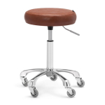 Lanvain Round Stylist Stool Tan 001