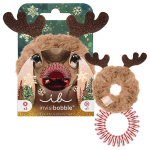 Invisibobble Red Nose Reindeer 4-pc Set