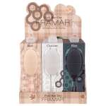 Framar Detangle Brush "Plaid Hair Day" Collection Display 9/pc