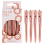 Framar Rose Gold Big Bite Clips 4/pack