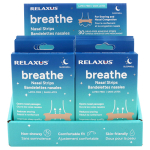 Relaxus Beauty Breathe Nasal Strips Display 12/pc