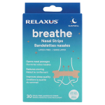 Relaxus Beauty Breathe Nasal Strips 30/pk