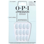 OPI xPRESS/ON It's a Bunny! classic press-on nails, milky baby blue extra-short almond press-on nails, 30 per pack