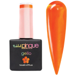 Tickled Pinque Gello Colour Gel Juicy vibrant orange jelly gel polish bottle
