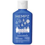 Hempz Vanilla Bean and Coconut Snowball body moisturizer bottle for holiday gifting