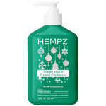 Hempz Winter Mint and Frosted Cranberry full size body moisturizer bottle for holiday gifting