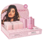 DESIGNME A Finishing Touch Display with HOLD.ME Styling Sticks and PUFF.ME Volumizing Powder