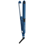 BaBylissPro Twilight Holiday Collection OPTIMA3100 stainless steel 1 inch flat iron in a limited-edition dark blue and silver design