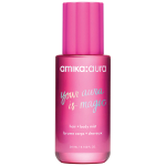 Amika Aura hair and body mist jumbo bottle with grapefruit, apricot, and vanilla fragrance