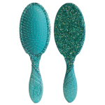 Wet Brush Winter Tinsel Pro Detangler brush in green glitter