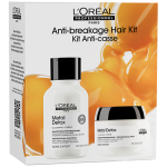 L'Oreal Professionnel Metal Detox travel-size hair kit with mini shampoo and mask