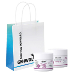 Gehwol Wrapped in Echinacea Holiday Duo foot butter and hand cream gift set