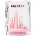 DESIGNME PUFF.ME Mini Reflection Kit with travel-size volumizing shampoo, conditioner, mousse and sea salt spray