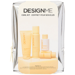DESIGNME BOUNCE.ME Mini Reflection Kit with travel-size curl shampoo, conditioner, curl balm and mousse
