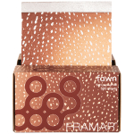 Framar Fawn print 5x11 pop-up hair foil box, 500 count