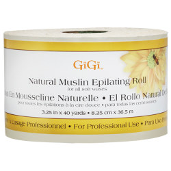GiGi Natural Muslin Roll 3.25" X 40 Yards