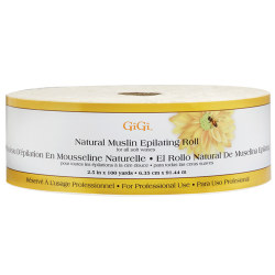 GiGi Natural Muslin Roll 2.5" X 100 Yards