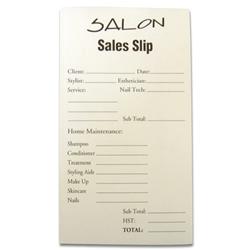 Allen Print Salon Service And Sales Slip