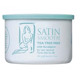 Satin Smooth Tea Tree Wax SSW14TTC 14OZ