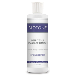BIOTONE Deep-Tissue Massage Lotion Unscented 8OZ