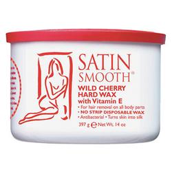 Satin Smooth Wild Cherry Hard Wax SSW14CHC 14oz