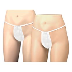Love My Choice Disposable White Panties (10-pack)