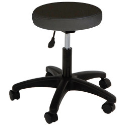 Silhouet-Tone Round Air-Lift Stool Black 413354