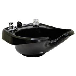 Takara Belmont Shampoo Bowl Black 3000W with 550 with Vacuum Breaker