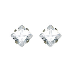 Inverness 7mm CZ Square #355 Earring
