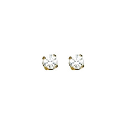 Inverness 2mm CZ 24KT GP #37 Earring
