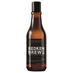 Redken Brews 3-in-1 Shampoo, Conditioner and Body Wash 300ml