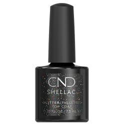 7.3ML SHELLAC GLITTER TOP COAT CND