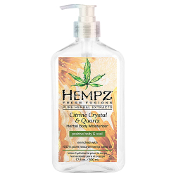 Hempz Citrine Crystal and Quartz Herbal Body Moisturizer 17oz